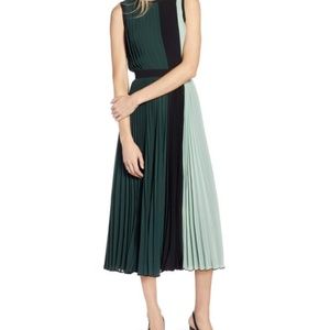Halogen X Atlantic Pacific Colorblock Pleated Maxi